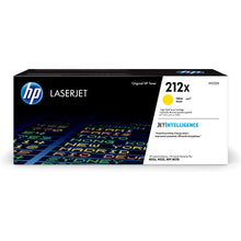 Load image into Gallery viewer, HP 212X High Yield Yellow Original LaserJet Toner Cartridge, page yield: 10000 pages, Printing colours: Yellow, Quantity per pack: 1 pc(s)
