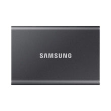 Load image into Gallery viewer, Samsung MU-PC1T0T Portable SSD T7, 1000 GB, USB Type-C, 3.2 Gen 2 (3.1 Gen 2), 1050 MB/s Read, 1000 MB/s Write, Password protection, Titan Grey
