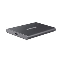 Load image into Gallery viewer, Samsung MU-PC1T0T Portable SSD T7, 1000 GB, USB Type-C, 3.2 Gen 2 (3.1 Gen 2), 1050 MB/s Read, 1000 MB/s Write, Password protection, Titan Grey
