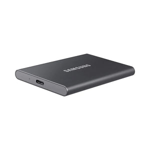 Samsung MU-PC1T0T Portable SSD T7, 1000 GB, USB Type-C, 3.2 Gen 2 (3.1 Gen 2), 1050 MB/s Read, 1000 MB/s Write, Password protection, Titan Grey