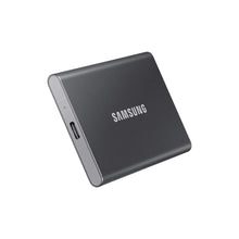 Load image into Gallery viewer, Samsung MU-PC1T0T Portable SSD T7, 1000 GB, USB Type-C, 3.2 Gen 2 (3.1 Gen 2), 1050 MB/s Read, 1000 MB/s Write, Password protection, Titan Grey
