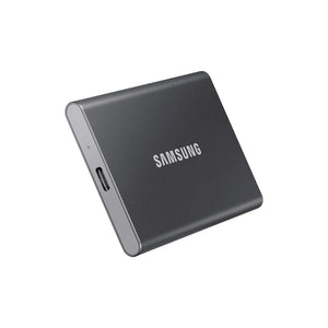 Samsung MU-PC1T0T Portable SSD T7, 1000 GB, USB Type-C, 3.2 Gen 2 (3.1 Gen 2), 1050 MB/s Read, 1000 MB/s Write, Password protection, Titan Grey