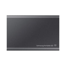 Load image into Gallery viewer, Samsung MU-PC1T0T Portable SSD T7, 1000 GB, USB Type-C, 3.2 Gen 2 (3.1 Gen 2), 1050 MB/s Read, 1000 MB/s Write, Password protection, Titan Grey
