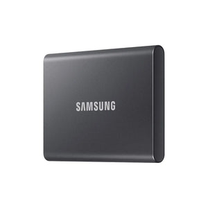 Samsung MU-PC1T0T Portable SSD T7, 1000 GB, USB Type-C, 3.2 Gen 2 (3.1 Gen 2), 1050 MB/s Read, 1000 MB/s Write, Password protection, Titan Grey