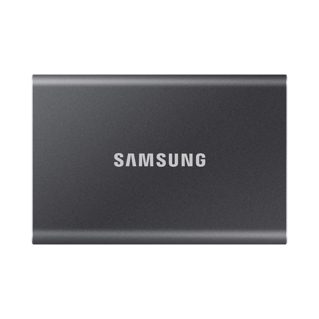 Samsung Portable SSD T7, 2000 GB, USB Type-C, 3.2 Gen 2 (3.1 Gen 2), 1050 MB/s Read Speed, 1000 MB/s Write Speed, Password protection, Titan Grey