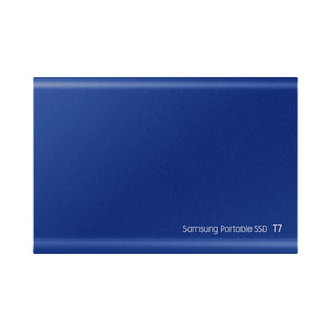 Samsung MU-PC2T0H Portable SSD T7, 2000GB, USB Type-C, 3.2 Gen2(3.1 Gen2), 1050MB/s Read speed, 1000MB/s Write speed, Password protection, Indigo Blue