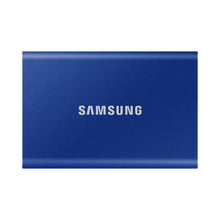 Load image into Gallery viewer, Samsung MU-PC2T0H Portable SSD T7, 2000GB, USB Type-C, 3.2 Gen2(3.1 Gen2), 1050MB/s Read speed, 1000MB/s Write speed, Password protection, Indigo Blue
