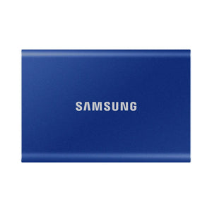 Samsung MU-PC2T0H Portable SSD T7, 2000GB, USB Type-C, 3.2 Gen2(3.1 Gen2), 1050MB/s Read speed, 1000MB/s Write speed, Password protection, Indigo Blue