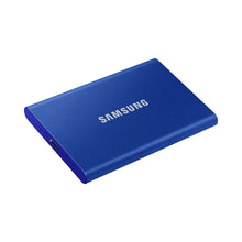 Load image into Gallery viewer, Samsung MU-PC2T0H Portable SSD T7, 2000GB, USB Type-C, 3.2 Gen2(3.1 Gen2), 1050MB/s Read speed, 1000MB/s Write speed, Password protection, Indigo Blue
