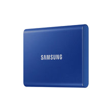 Load image into Gallery viewer, Samsung MU-PC2T0H Portable SSD T7, 2000GB, USB Type-C, 3.2 Gen2(3.1 Gen2), 1050MB/s Read speed, 1000MB/s Write speed, Password protection, Indigo Blue
