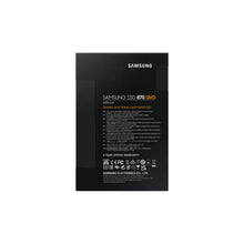 Load image into Gallery viewer, Samsung MZ-77Q1T0BW 1TB 870QVO 2.5&#39;&#39; SSD, Read speed 560 MB/s, Write speed 530 MB/s, Data transfer rate 6 Gbit/s, Component for PC/notebook
