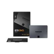 Load image into Gallery viewer, Samsung MZ-77Q1T0BW 1TB 870QVO 2.5&#39;&#39; SSD, Read speed 560 MB/s, Write speed 530 MB/s, Data transfer rate 6 Gbit/s, Component for PC/notebook
