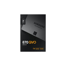 Load image into Gallery viewer, Samsung MZ-77Q1T0BW 1TB 870QVO 2.5&#39;&#39; SSD, Read speed 560 MB/s, Write speed 530 MB/s, Data transfer rate 6 Gbit/s, Component for PC/notebook
