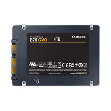 Load image into Gallery viewer, Samsung MZ-77Q4T0BW 4TB 870QVO 2.5&#39;&#39; SSD, Read speed 560 MB/s, Write speed 530 MB/s, Data transfer rate 6 Gbit/s, Component for PC/notebook
