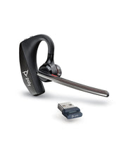 Load image into Gallery viewer, Poly Voyager 5200 UC Bluetooth Usb-A BT700D Headset, Compatible with Windows or Mac system, smartphone, tablet or Bluetooth-enabled desk phone 7K2F3AA
