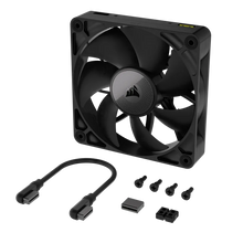 Load image into Gallery viewer, CORSAIR RX Series, iCUE LINK RX120, 120mm Fan, Single Pack, Noise level (high speed): 36 dB, Maximum airflow: 74.2 cfm, Product colour: Black
