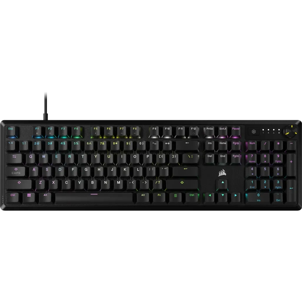 CORSAIR K70 CORE RGB Mechanical Gaming Keyboard - CORSAIR Red Linear Switches