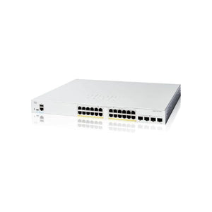 Catalyst C1200-24FP-4G 24Port PoE+ 4x1G SFP Switch, 24*10/100/1000 PoE+ ports with 375W power budget, 4x Gigabit SFP, Rack-mountable