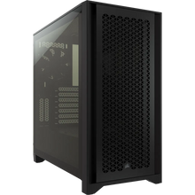 Load image into Gallery viewer, Corsair 4000D Airflow Tempered Glass Mid-Tower PC CASE; Black ATX, Width: 230 mm, Depth: 453 mm, Height: 466 mm
