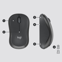 Load image into Gallery viewer, Logitech MK295 Silent Wireless keyboard and mouse Combo Desktop Silent GRAPHITE
