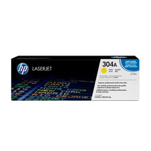 Load image into Gallery viewer, HP 304A Yellow Original LaserJet Toner Cartridge, 2800 pages (Colour LaserJet CLJ CM2320/CP2025)
