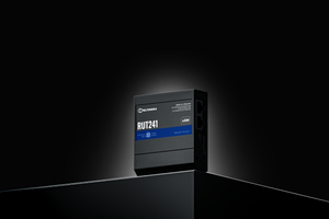 Teltonika RUT241-ESIM LTE Cat 4 Industrial Router, Wi-FI 4, 1 x WAN(100Mbps), 1 x LAN(100Mbps)