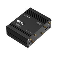 Load image into Gallery viewer, Teltonika Industrial 5G Dual SIM Router 2 Sim-slots, 1x WAN Port, 4x LAN, Backward compatible with 4G (LTE Cat 12), HTTP(S), MQTT, Azure MQTT RUTM51
