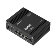 Load image into Gallery viewer, Teltonika Industrial 5G Dual SIM Router 2 Sim-slots, 1x WAN Port, 4x LAN, Backward compatible with 4G (LTE Cat 12), HTTP(S), MQTT, Azure MQTT RUTM51
