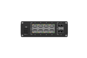 Teltonika TSW200 8x Gigabit Ethernet LAN with speeds up to 1000 Mbps (1 Gbps), 2 x SFP, PoE Switch (240W)