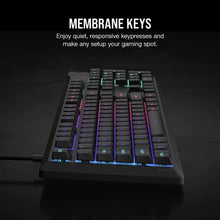 Load image into Gallery viewer, CORSAIR K55 Core Gaming Keyboard; Backlit Zoned RGB LED; Rubberdome
