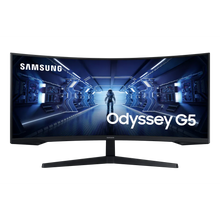 Load image into Gallery viewer, Samsung LC34G55TWW 34&#39;&#39; G5 Odyssey Gaming Monitor; Curved 1000R; 3440X1440; Max 165Hz; 1x HDMI; Display Port
