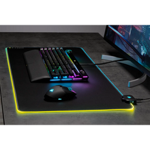 Load image into Gallery viewer, Corsair MM700 RGB Extended gaming mousepad (930 x 400 x 4mm) - RGB
