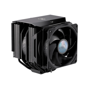 Cooler Master MasterAir MA624 Stealth CPU Air Cooler, Width: 153.2 mm, Depth: 144.9 mm, Height: 160 mm, Product colour: Black