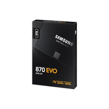 Load image into Gallery viewer, Samsung MZ-77E4T0BW 870 EVO 4TB 2.5&#39;&#39; SATA SSD, 560 MB/s Read speed, 530 MB/s Write speed, 6 Gbit/s Data transfer rate, Component for PC
