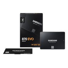 Load image into Gallery viewer, Samsung MZ-77E1T0BW 870 EVO 1TB 2.5inch SATA SSD, 1000 GB, 2.5&quot;, 560 MB/s Read Speed, 530 MB/s Write Speed, 6 Gbit/s, Component for PC
