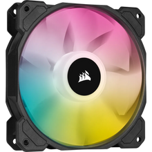 Load image into Gallery viewer, Corsair SP120 RGB ELITE; 120mm RGB LED Fan with AirGuide, Triple Pack with Lighting Node CORE, Fan diameter 12 cm, Voltage: 6 - 13.2 V, Colour: Black
