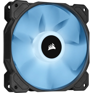 Corsair SP120 RGB ELITE; 120mm RGB LED Fan with AirGuide, Triple Pack with Lighting Node CORE, Fan diameter 12 cm, Voltage: 6 - 13.2 V, Colour: Black