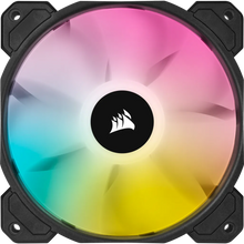 Load image into Gallery viewer, Corsair SP120 RGB ELITE; 120mm RGB LED Fan with AirGuide, Triple Pack with Lighting Node CORE, Fan diameter 12 cm, Voltage: 6 - 13.2 V, Colour: Black
