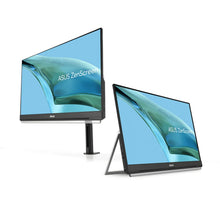 Load image into Gallery viewer, ASUS ZenScreen|24” 1080P|Portable USB Monitor (MB249C)|FHD|IPS|Type-C|Speaker|Multi-stand Design  Kickstan|C-clamp Arm|Partition
