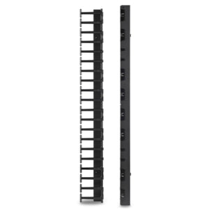 APC NetShelter Cable Management, Vertical Cable Manager, for NetShelter SX 600mm Wide 42U, Set of 2, 107 x 889 x 45 mm AR7721