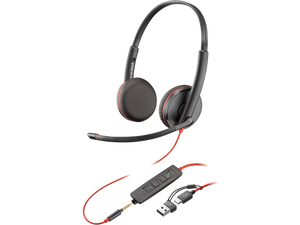 POLY BLACKWIRE 3225 STEREO USB-C HEADSET HEADSET