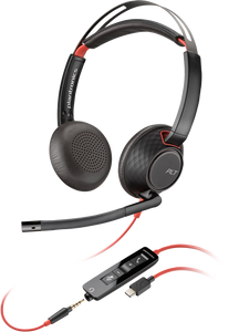 POLY BLACKWIRE 5220 M 3.5MM USB-A+C HEADSET