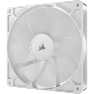 CORSAIR RS140 140mm PWM Fans Dual Pack, Noise level (high speed): 36 dB, Maximum airflow: 95.5 cfm, 330 RPM, 1700 RPM max, Product colour: White