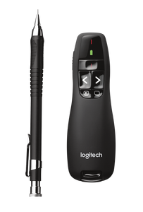 Logitech R400 Red Laser Presentation Remote With Wireless Mini Receiver 910-001356