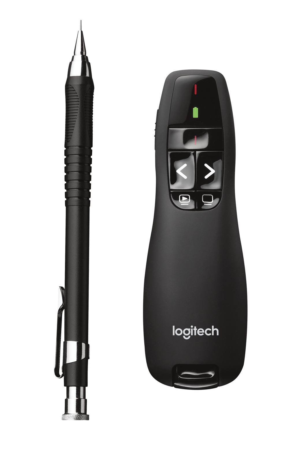 Logitech R400 Red Laser Presentation Remote With Wireless Mini Receiver 910-001356