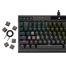 Load image into Gallery viewer, Corsair K70 RGB TKL Mechanical Gaming Keyboard; Backlit RGB LED; Cherry MX Speed Keyswitches; Black
