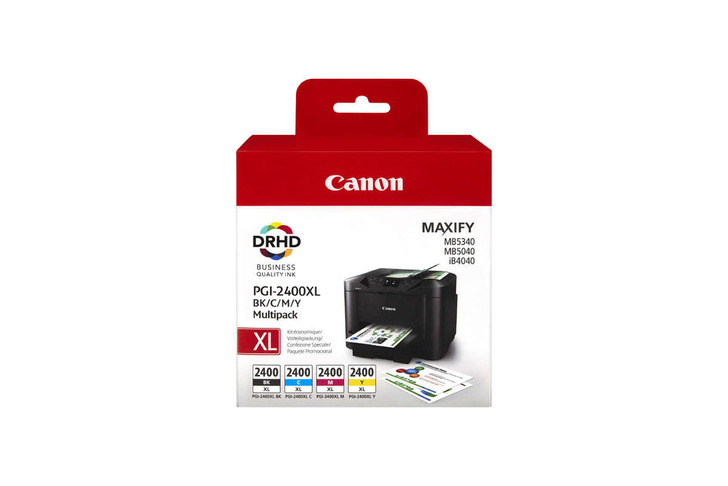 Canon-Ink-Pgi-2400Xl Bk/C/M/Y Emb Multi