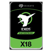 Load image into Gallery viewer, Seagate Exos X18 18TB HDD; 3.5&#39;&#39;; 6GB/s SATA 512e/4Kn; HDD capacity: 18 TB, HDD speed: 7200 RPM, HDD size: 3.5&quot;, Hot-swappable
