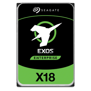 Seagate Exos X18 18TB HDD; 3.5''; 6GB/s SATA 512e/4Kn; HDD capacity: 18 TB, HDD speed: 7200 RPM, HDD size: 3.5", Hot-swappable