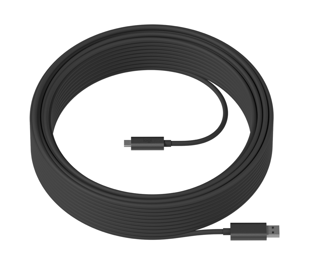 Logitech Strong Usb 3.1 Cable - 45 Meter for Tap, Rally Camera, and Meetup 939-001805